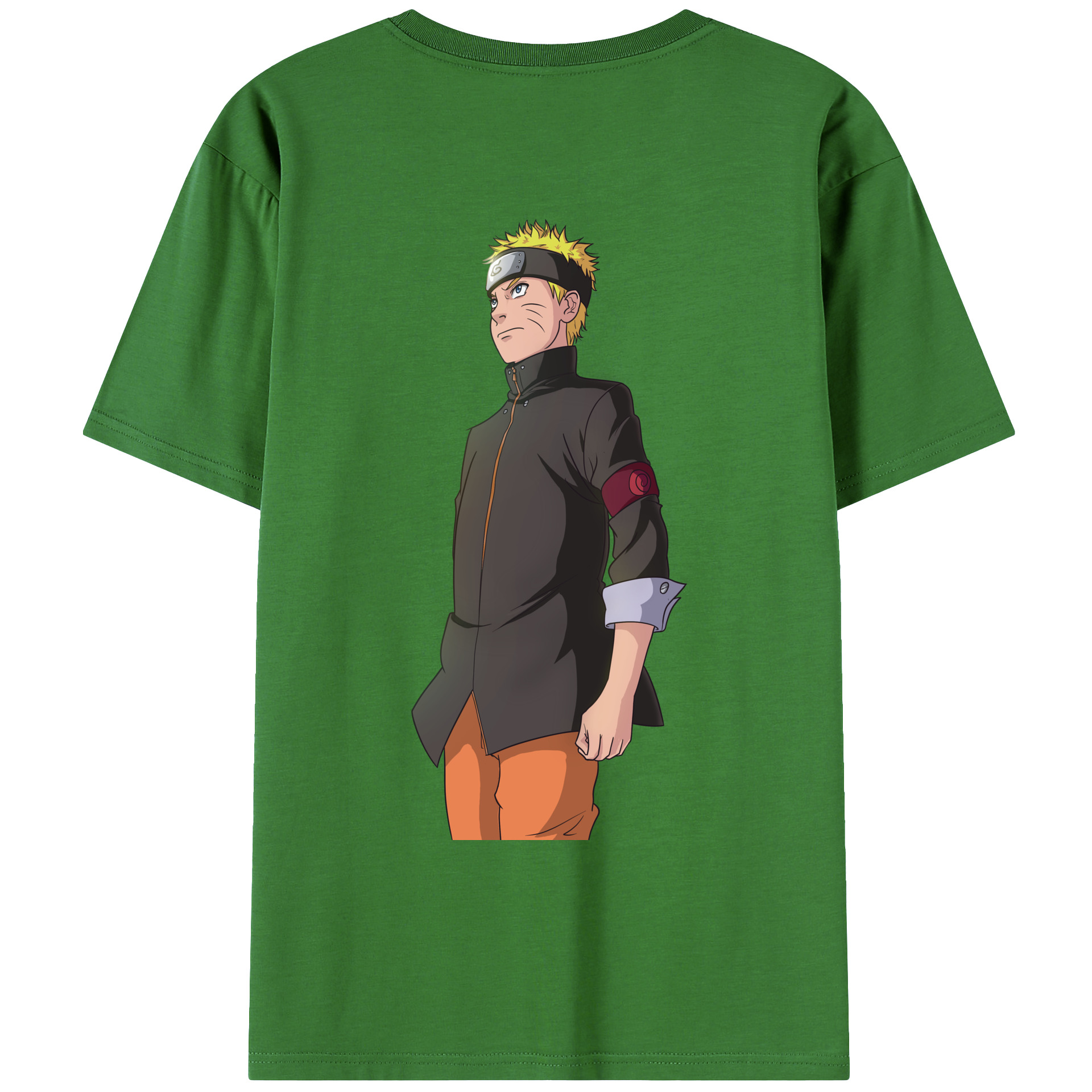 （画像用） NARUTO -ナルト- うずまき ナルト Uzumaki Naruto レディース半袖Tシャツ(バックプリント)